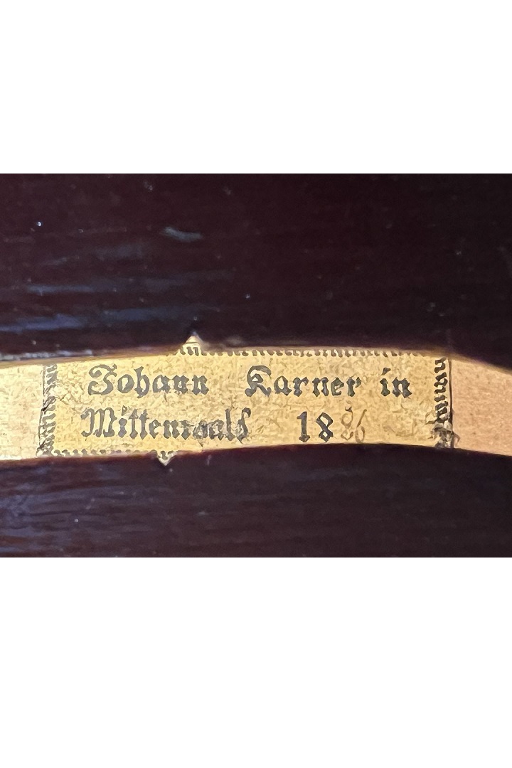 Karner Johann - Mittenwald Anno 1886 - G-614